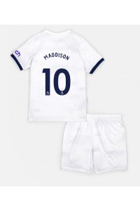 Fotbalové Dres Tottenham Hotspur James Maddison #10 Dětské Domácí Oblečení 2023-24 Krátký Rukáv (+ trenýrky)